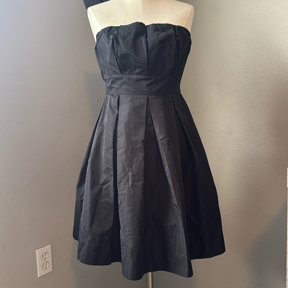Strapless cocktail dress